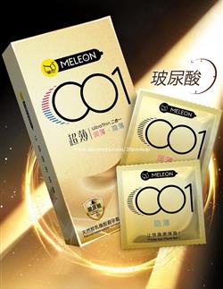 Bao cao su MELEON 001 Ultra Thin – Siêu mỏng tự nhiên