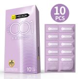 Bao cao su Meleon 001 Romantic Whort siêu mỏng có đường vân