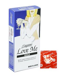 SAGAMI LOVE ME mỏng trơn - bcs gia đình ( HỘP 12 CÁI )