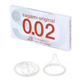 SAGAMI 0.02  CAO CẤP cực siêu mỏng ( HỘP 2 CÁI )