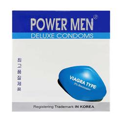 POWERMEN VIAGRA mỏng trơn, siêu kéo dài ( HỘP 3 CÁI )