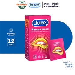 DUREX PLEASUREMAX gân gai ( HỘP 12 CÁI )