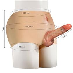 Dương Vật liền quần silicon( rộng và đặc)